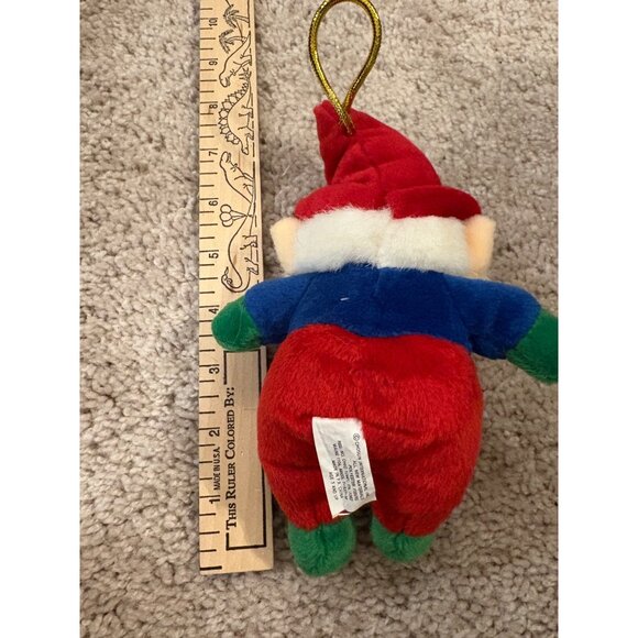 Chosun Santa Claus‎ Christmas Ornament w Loop Velvet Nose Stuffed Animal Doll - Picture 4 of 5